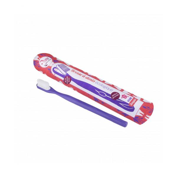 Brosse à dents Médium rechargeable Ecologique Végane Fabriqué en France-Lamazuna