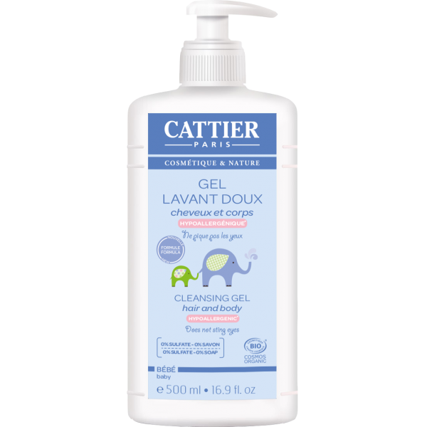 Gel Lavant Doux Bébé - Cattier