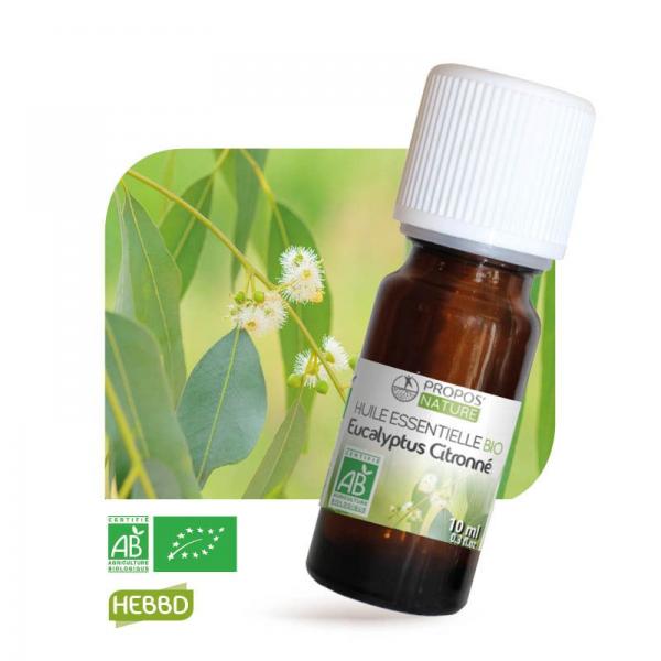 Huile essentielle d'Eucalyptus Citronné Bio 100% pure et naturelle-Propos'Nature