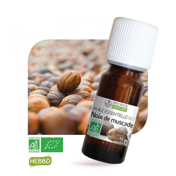 Huile essentielle de Noix de Muscade Bio 100% pure et naturelle-Propos'Nature