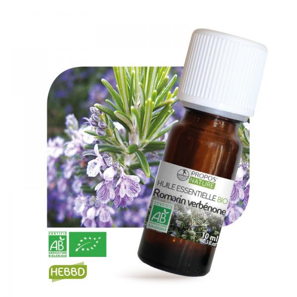 Huile essentielle de Romarin verbénone Bio 100% pure et naturelle-Propos'Nature