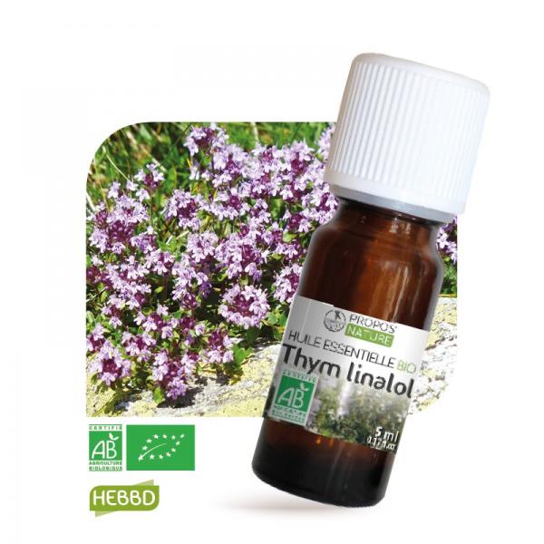 Huile essentielle de Thym à linalol Bio 100% pure et naturelle-Propos'Nature