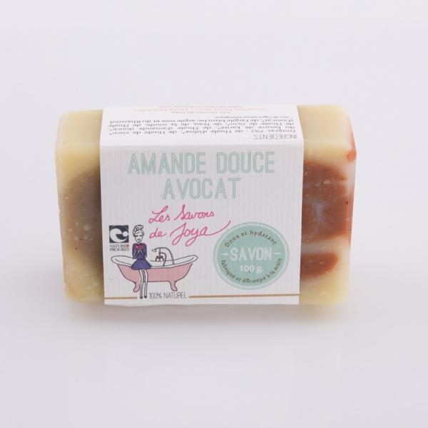 Savon bio Amande douce et Avocat sans huile essentielle-Les Savons de Joya