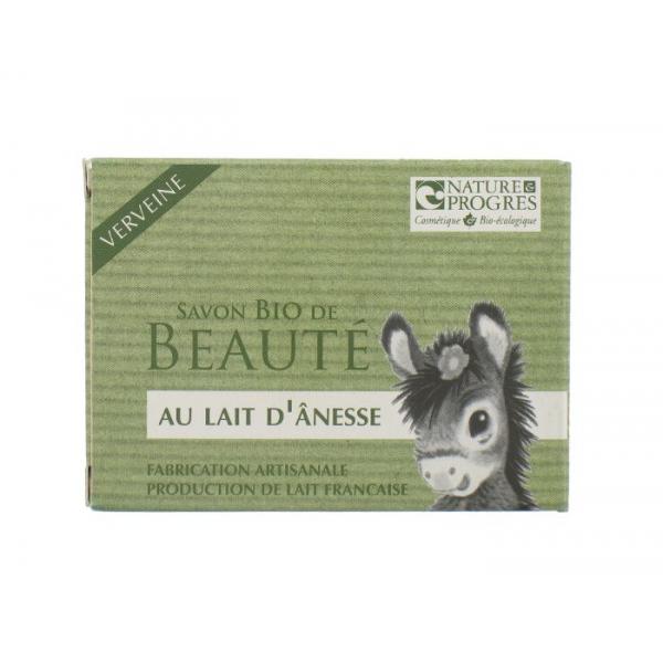 Savon Bio de Beauté Lait d'Anesse-Verveine-Fabrication artisanale-Cosmo Naturel
