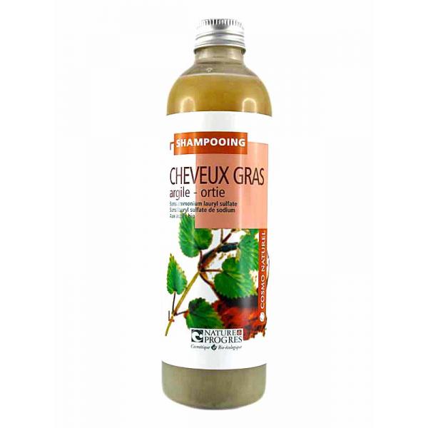 Shampooing Cheveux Gras à l'argile et ortie Laboratoire Gravier-Cosmo Naturel