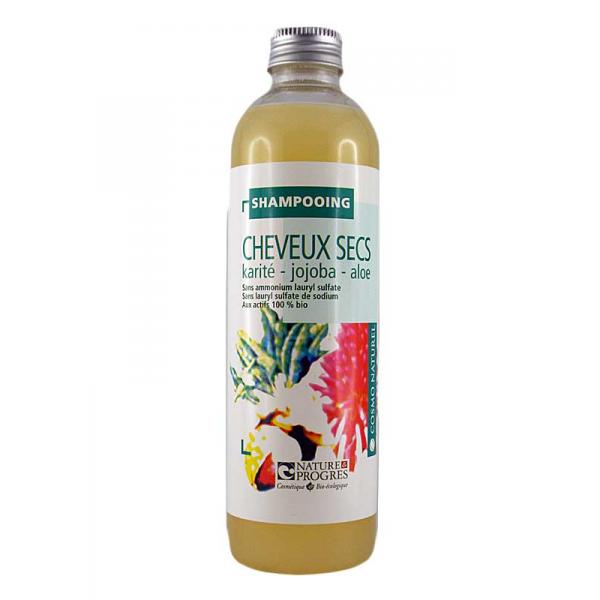 Shampooing Cheveux Secs Karité Jojoba Aloé Laboratoire Gravier-Cosmo Naturel