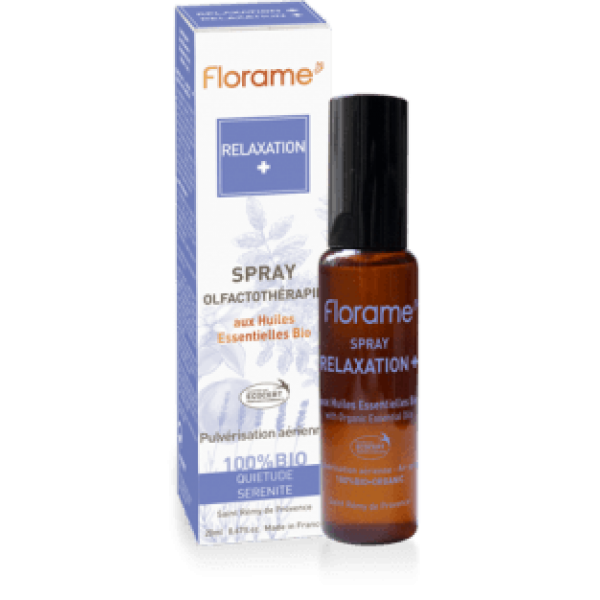 Spray d'Olfactothérapie aux huiles essentielles bio Relaxation+ 100% Bio Florame